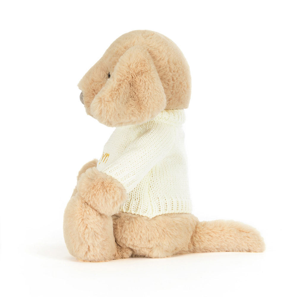 Bashful Luxe Puppy Orlando with Personalized Cream Jumper - Image 2