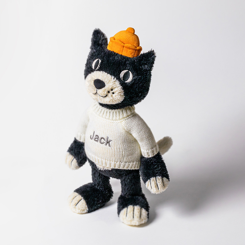 Jack with Personalized Cream Jumper - Image 2