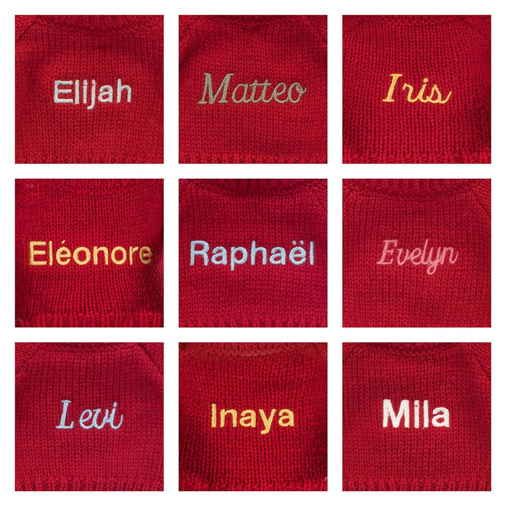 Bashful Luxe Bunny Rosa with Personalized Red Jumper - Image 2