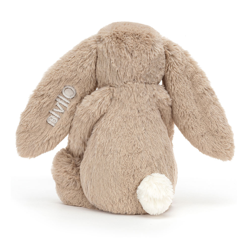 Personalized Bashful Beige Bunny Medium - Image 5