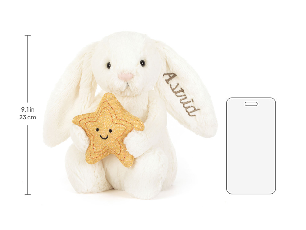 Personalized Cream Bunny with Star - Image 7
